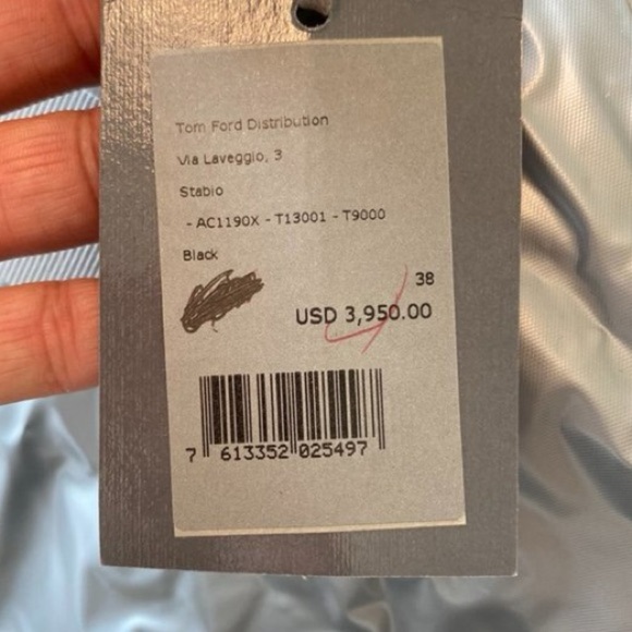 TOM FORD Famous Zipper Open Back Dress BLACK with GOLD Zipper ICONIC VINTAGE 44 - Picture 6 of 15